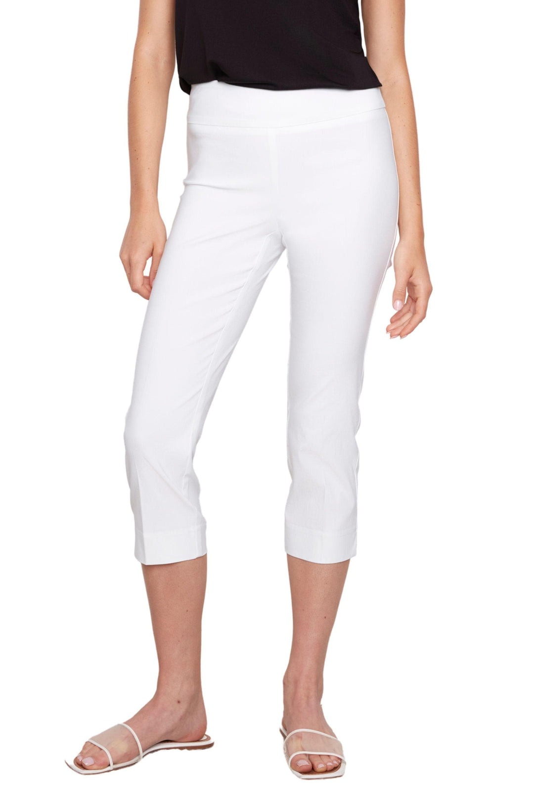 UP PANTS 6 / WHITE TECHNO CORE CAPRI PANT - 68893UP