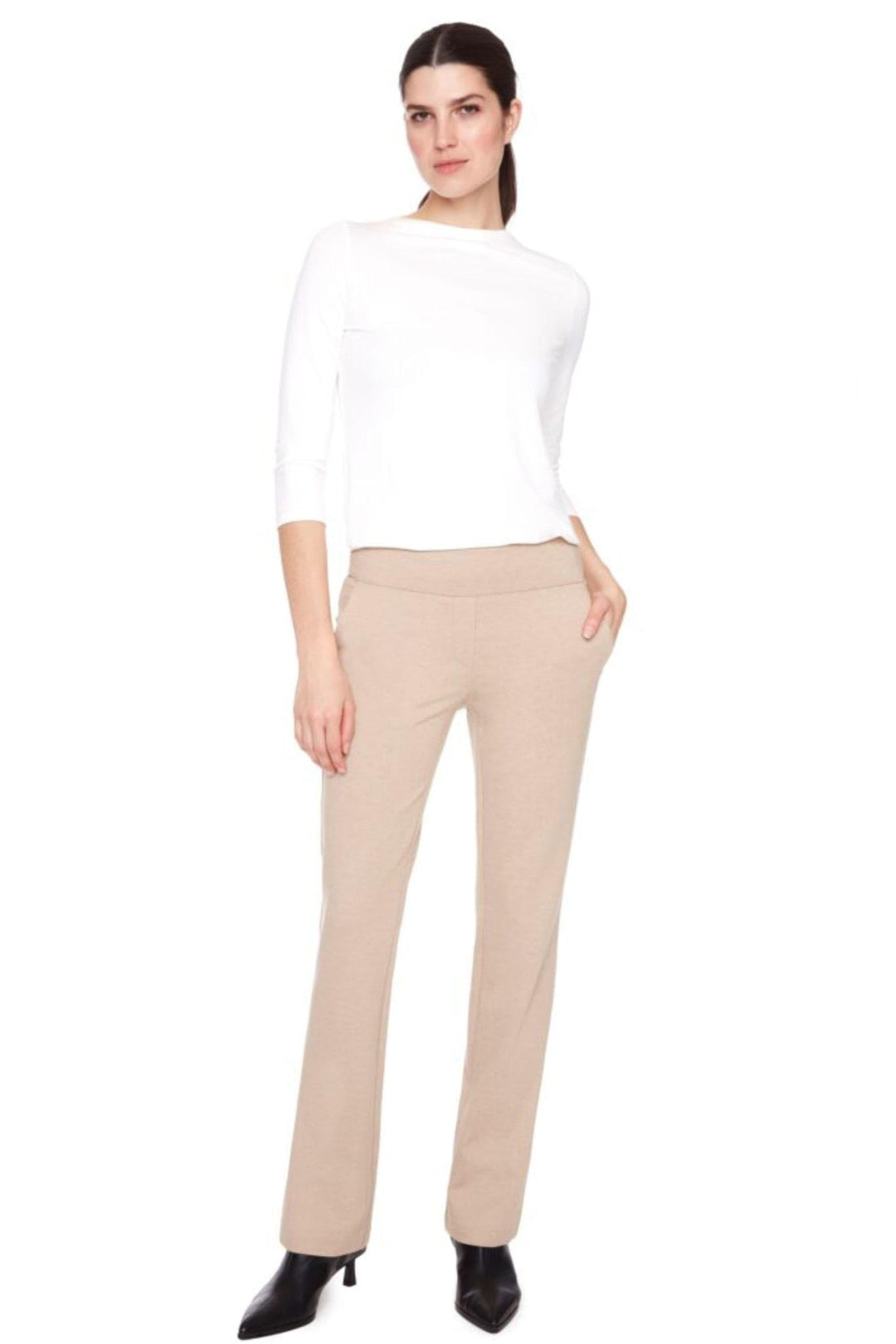 UP PANTS HEAVY BOOTCUT PONTE - 68682UP