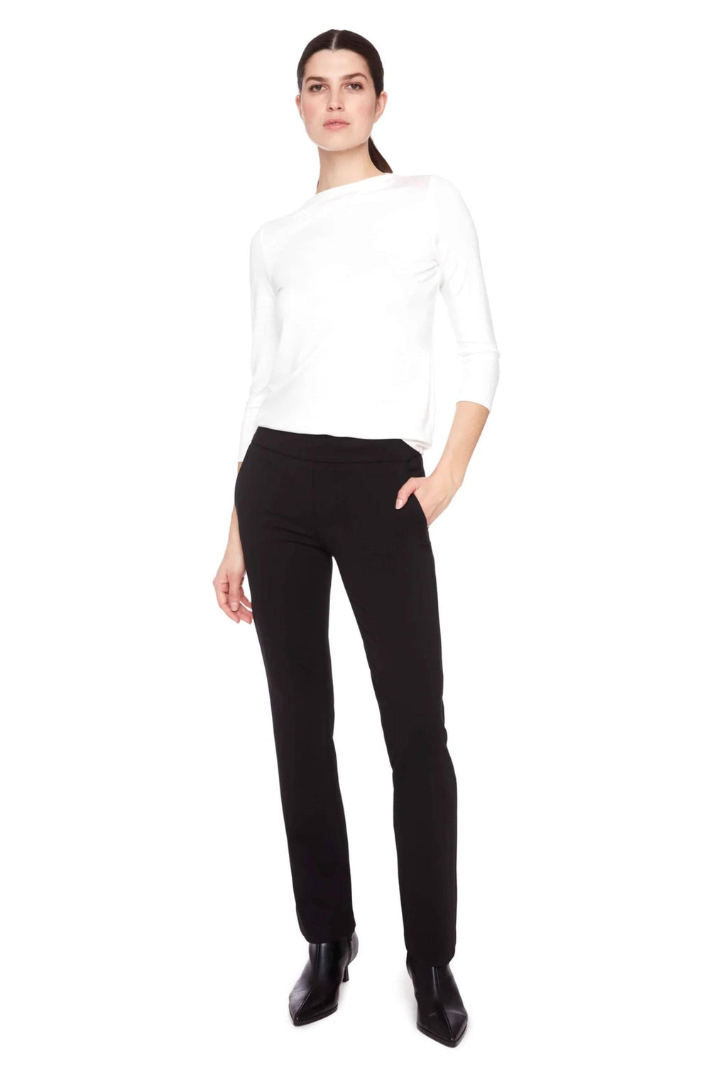 UP PANTS HEAVY BOOTCUT PONTE - 68689UP