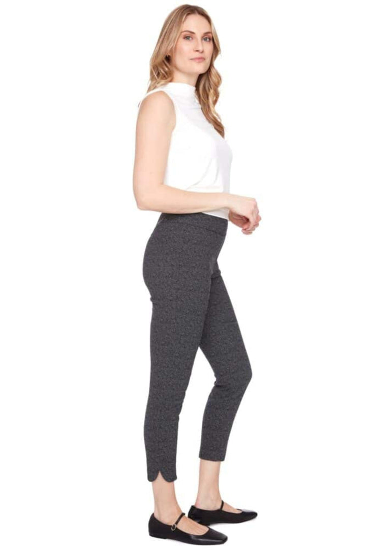 UP PANTS PETAL SLIT TECHNO ANKLE PANT - 68606UP