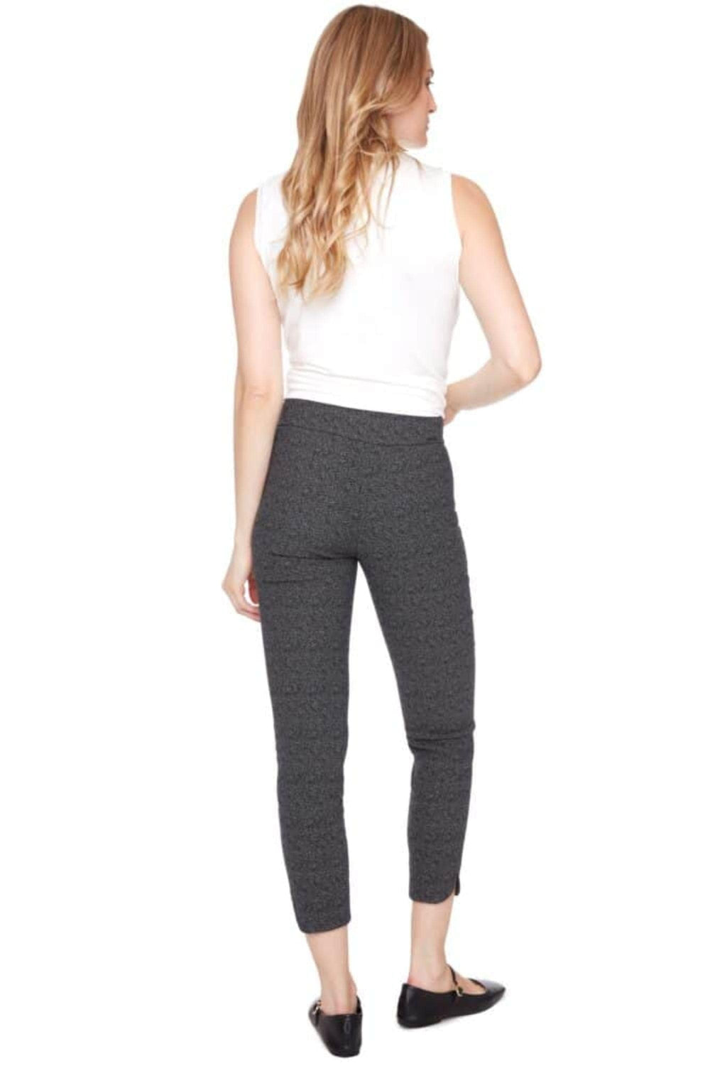 UP PANTS PETAL SLIT TECHNO ANKLE PANT - 68606UP