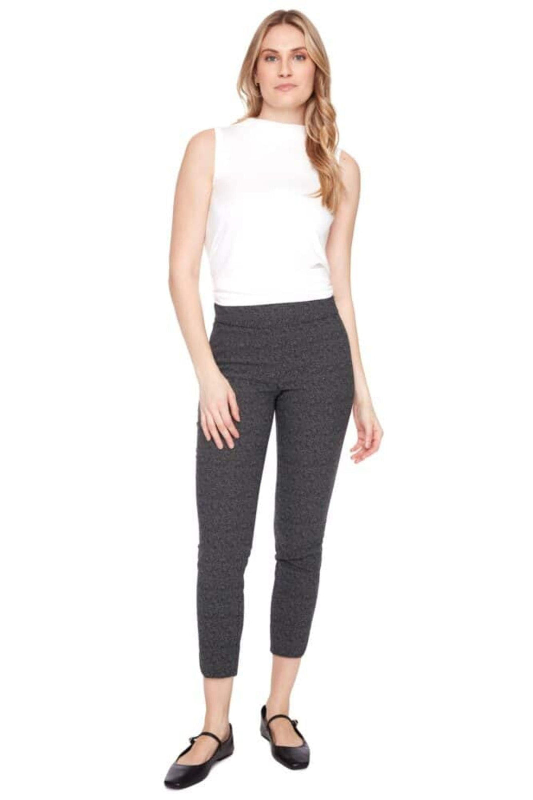 UP PANTS PETAL SLIT TECHNO ANKLE PANT - 68606UP