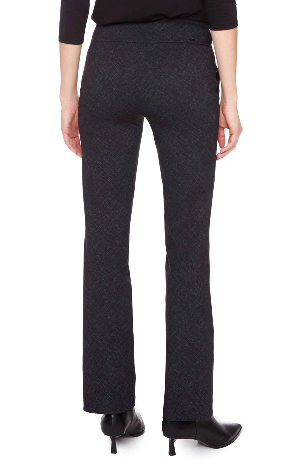 UP PANTS PRINTED BOOT LEG PONTE - 68657UP