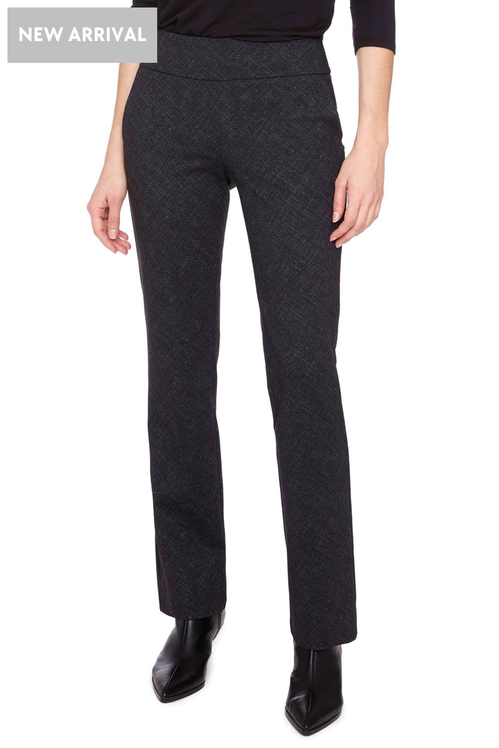 UP PANTS PRINTED BOOT LEG PONTE - 68657UP