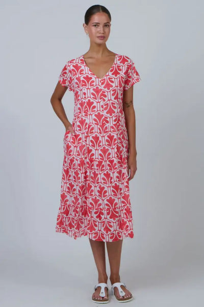 V-NECK DRESS - P82 DRESS