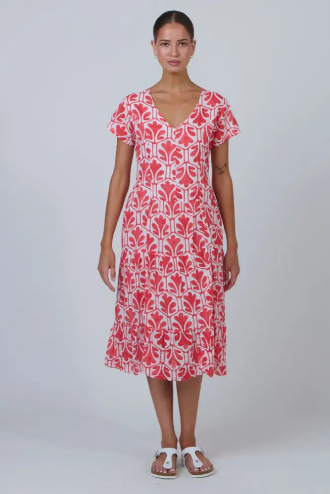 V-NECK DRESS - P82 DRESS