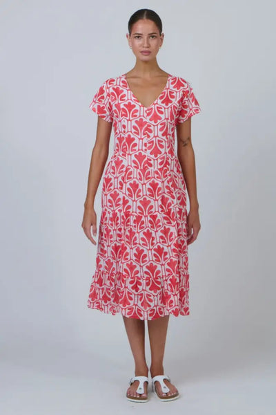 V-NECK DRESS - P82 DRESS