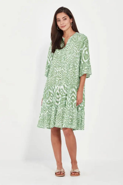 VALE DRESS - 9959BR XS / GREEN DRESS