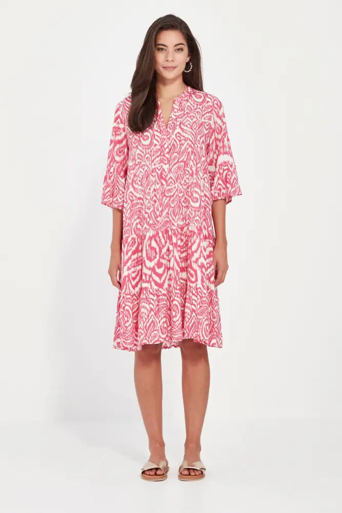 VALE DRESS - 9959BR XS / PINK DRESS