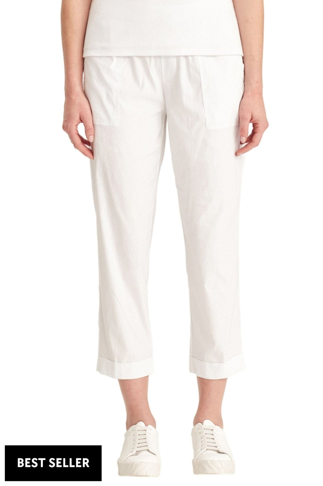 VERGE 7/8 PANT 8 / WHITE ACROBAT ESSEX PANT - 5621LW