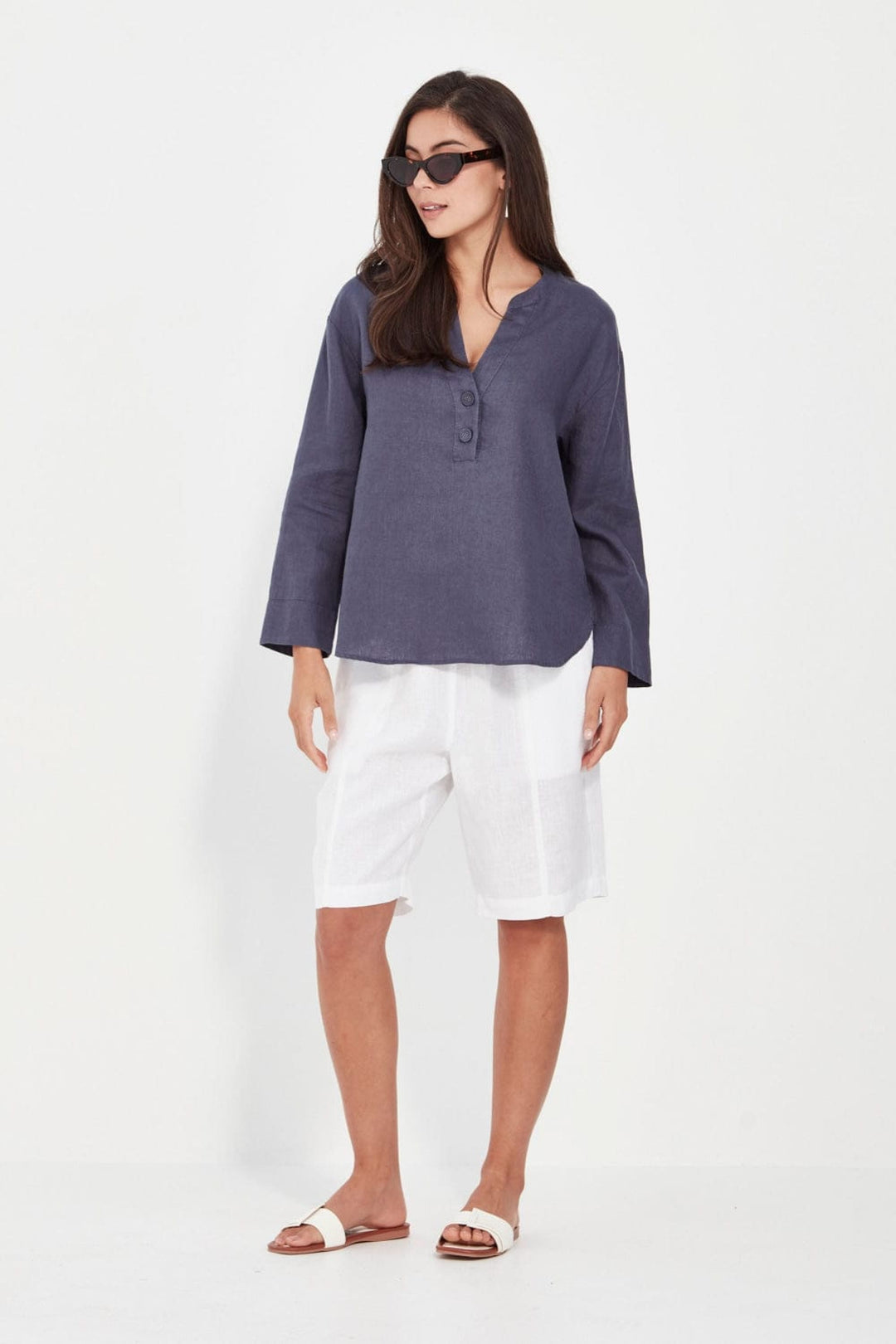 VERGE BLOUSE CASSIE TOP - 9755BR