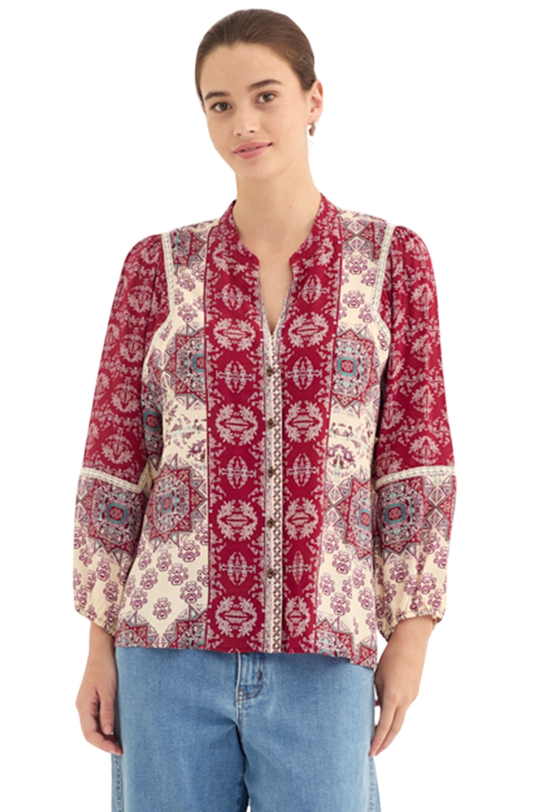 VERGE BLOUSE HAZE BLOUSE - 1212BR