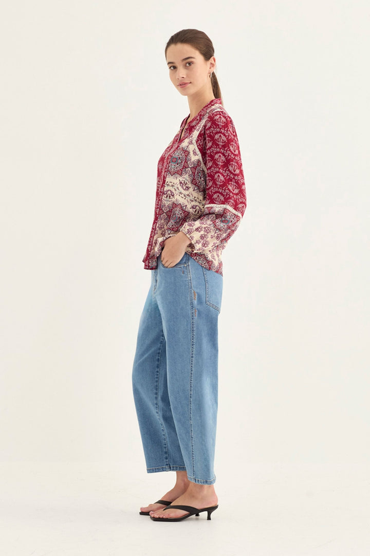 VERGE BLOUSE HAZE BLOUSE - 1212BR