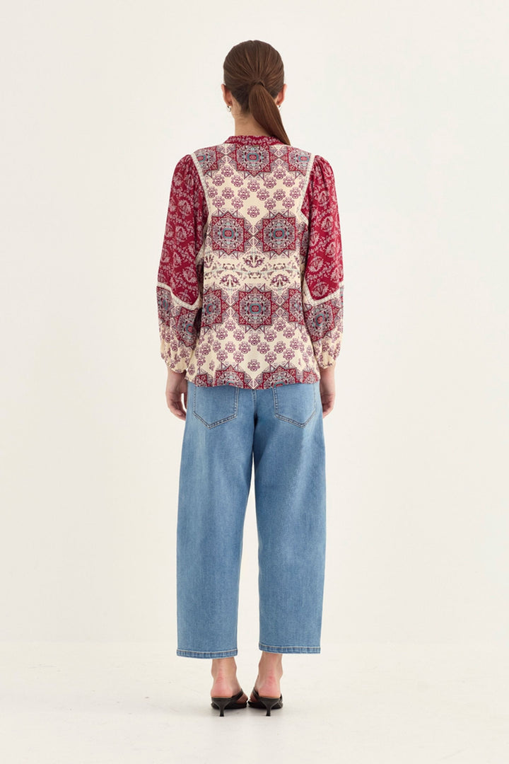 VERGE BLOUSE HAZE BLOUSE - 1212BR