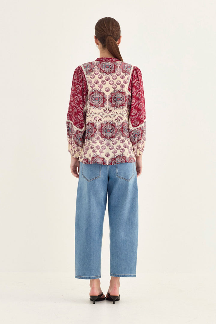 VERGE BLOUSE HAZE BLOUSE - 1212BR