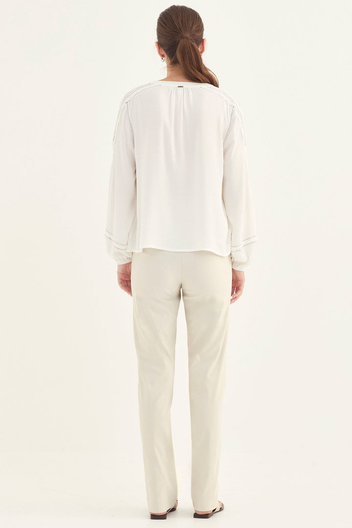 VERGE BLOUSE MYRA BLOUSE - 1258BR