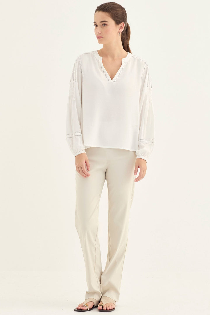 VERGE BLOUSE MYRA BLOUSE - 1258BR