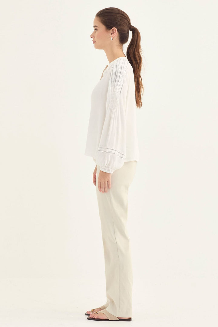 VERGE BLOUSE MYRA BLOUSE - 1258BR