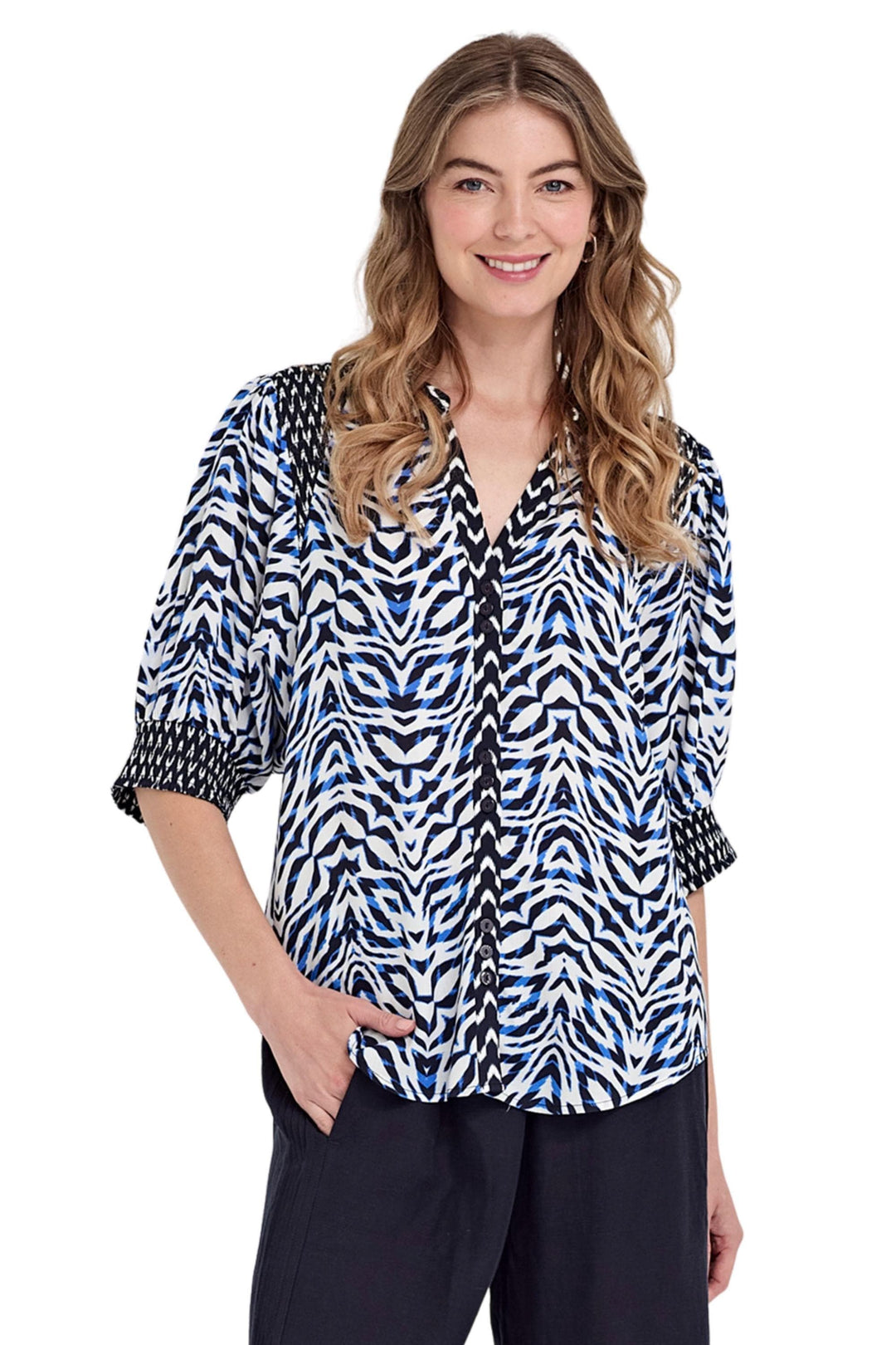 VERGE BLOUSE NOVA BLOUSE - 1437BR