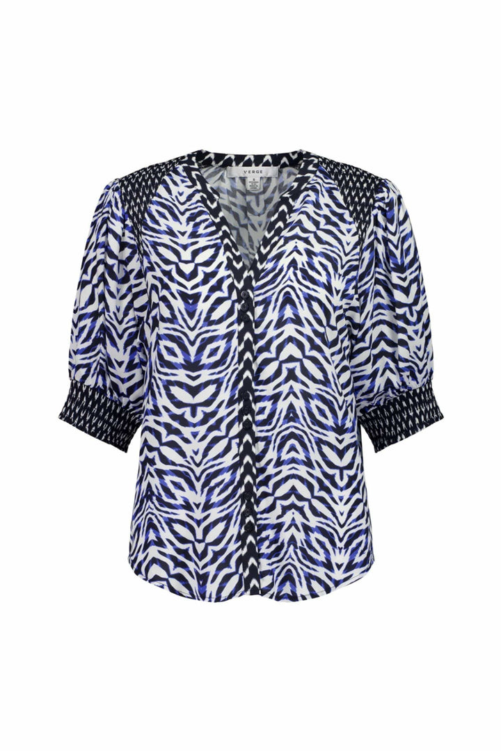 VERGE BLOUSE XS / INK NOVA BLOUSE - 1437BR