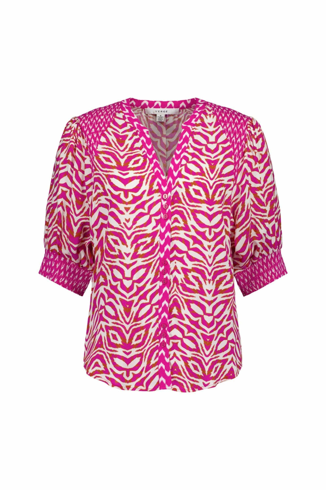 VERGE BLOUSE XS / PINK NOVA BLOUSE - 1437BR