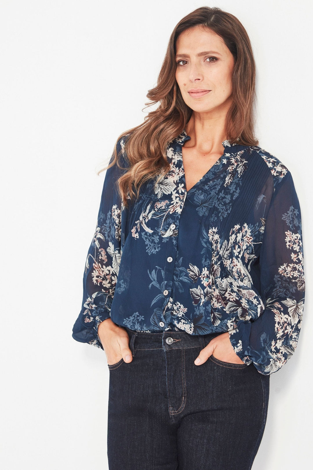 VERGE BLOUSE ZEN BLOUSE - 1029BR