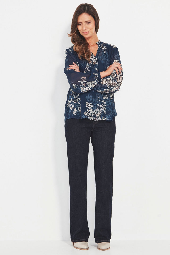 VERGE BLOUSE ZEN BLOUSE - 1029BR