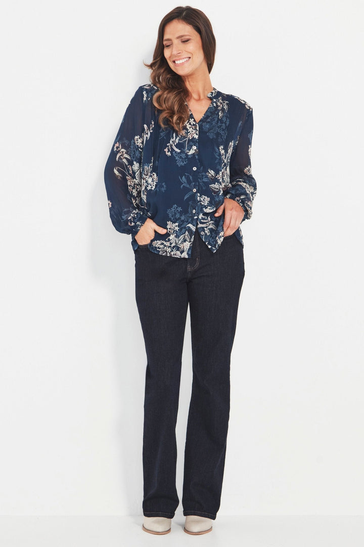 VERGE BLOUSE ZEN BLOUSE - 1029BR