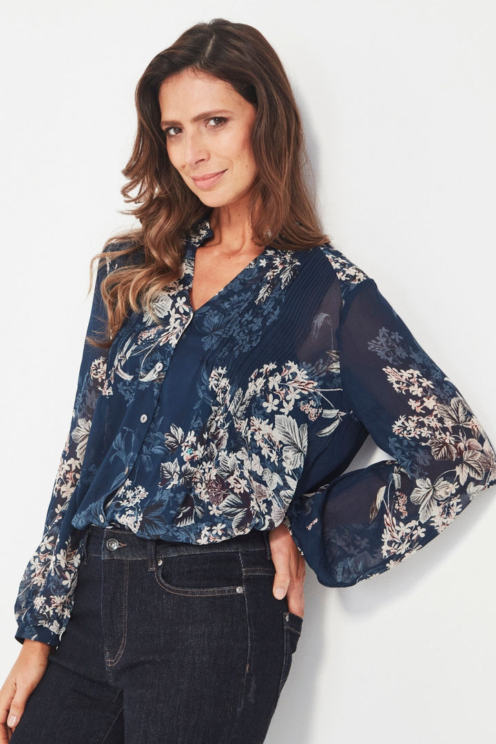 VERGE BLOUSE ZEN BLOUSE - 1029BR