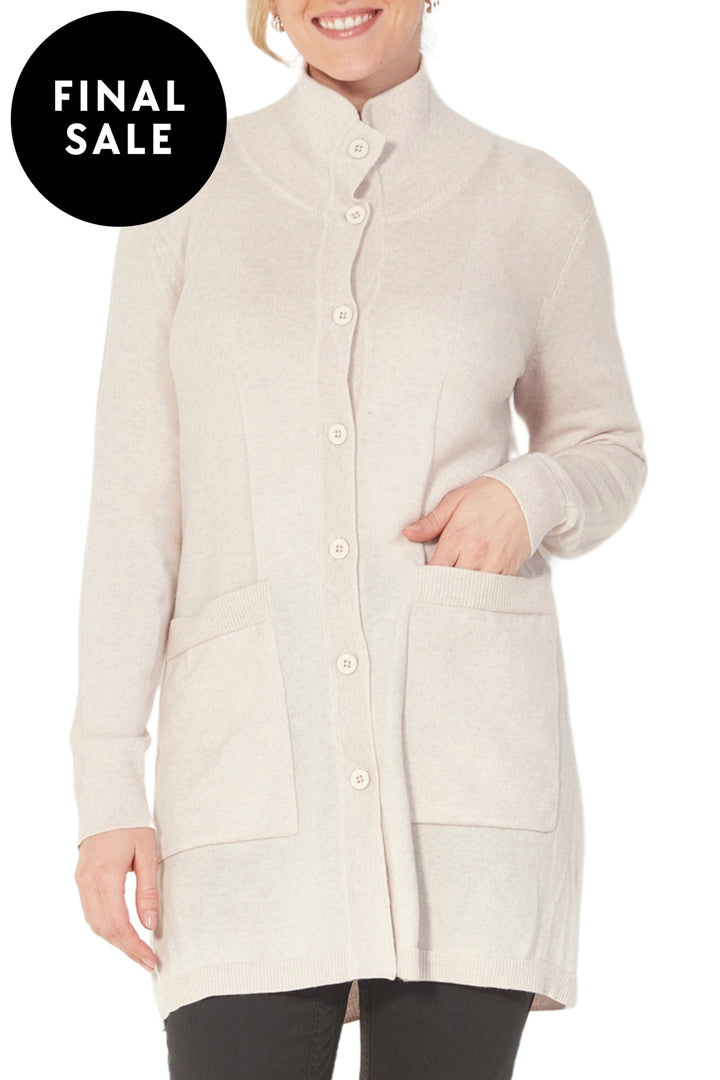 VERGE CARDIGAN BONE / XS ENGAGE CARDI - 9600SF