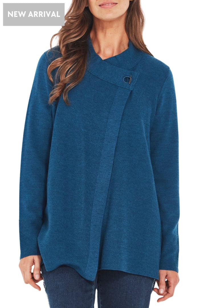 VERGE CARDIGAN XS / KINGFISHER ANGELO CARDI - 1036SF