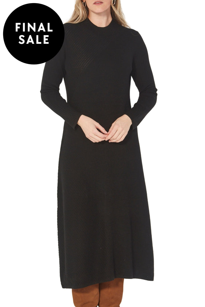 VERGE DRESS BLACK / XS LENNOX DRESS - 9592SF