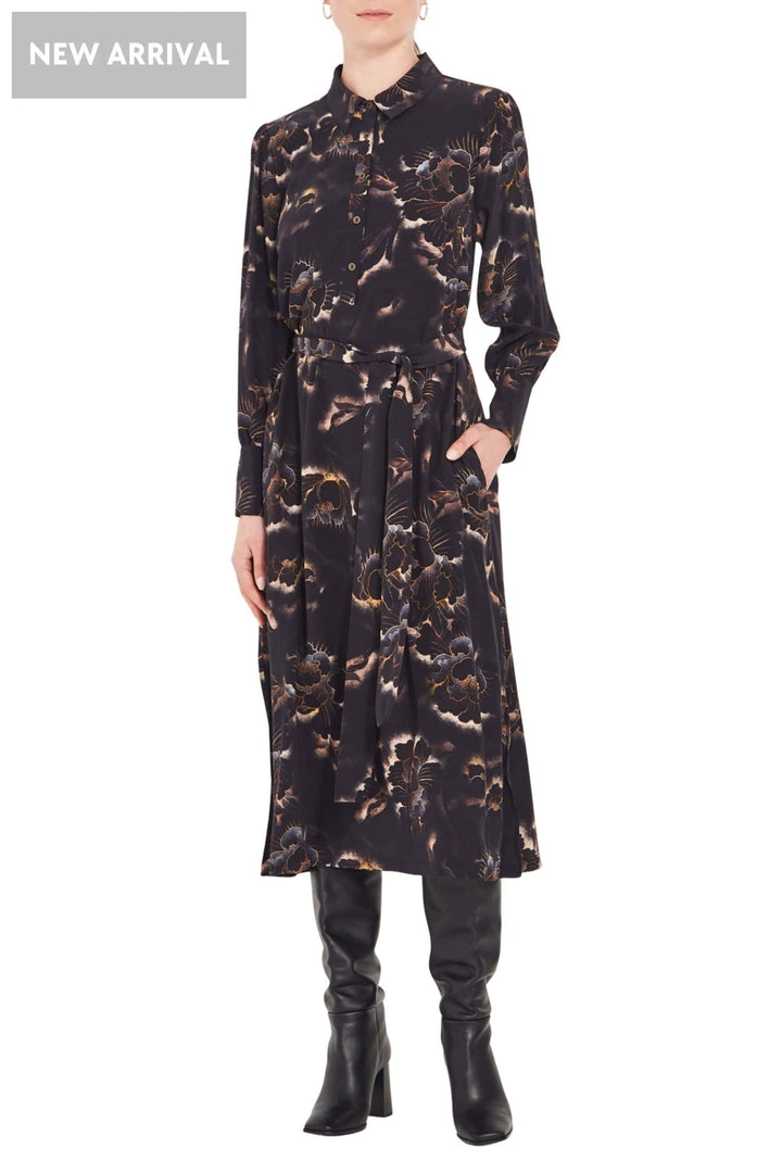 VERGE DRESS XS / PRINT DUSK DRESS - 1003JX