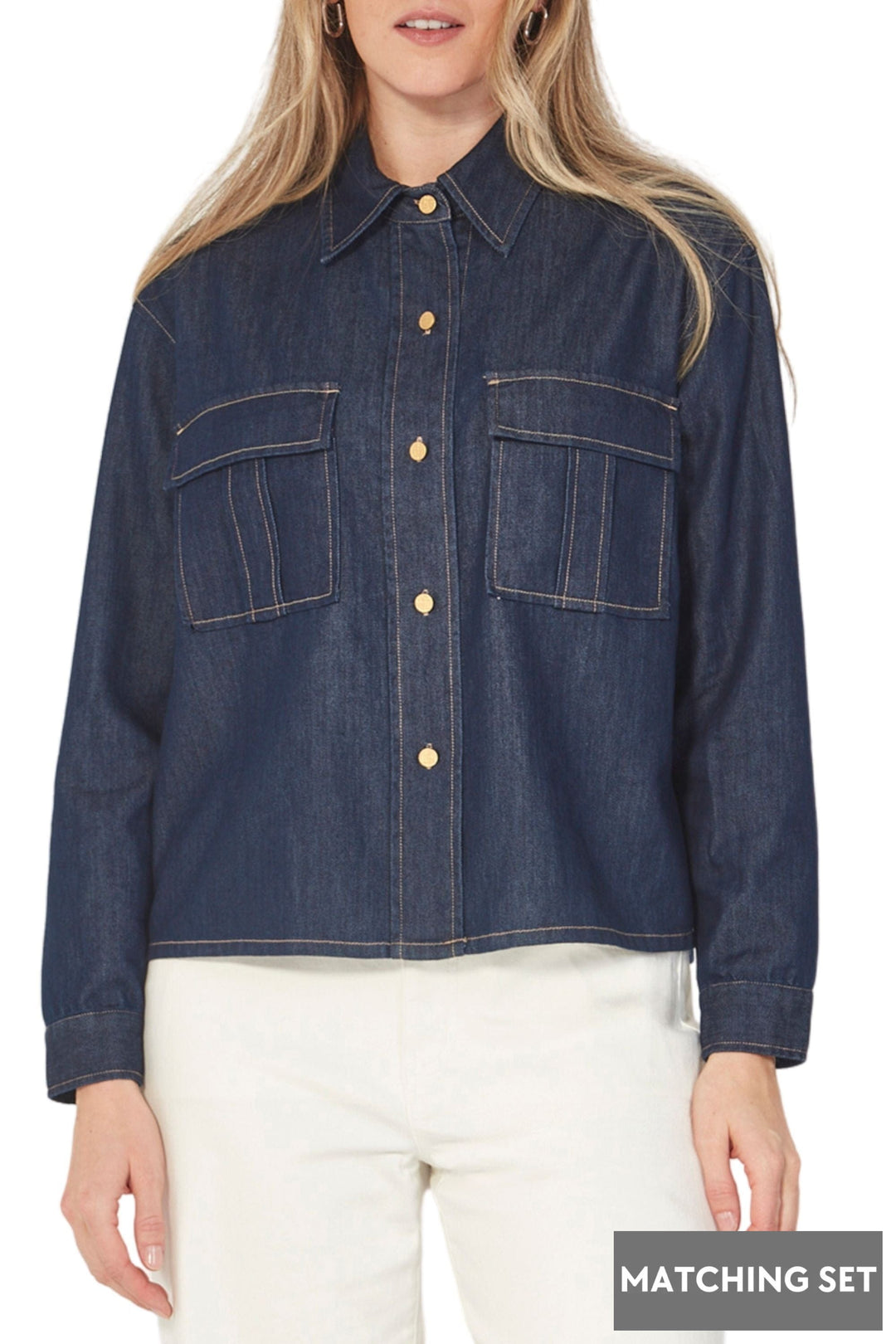 VERGE JACKET DARK-DENIM / XS STEVIE JACKET - 9543BR