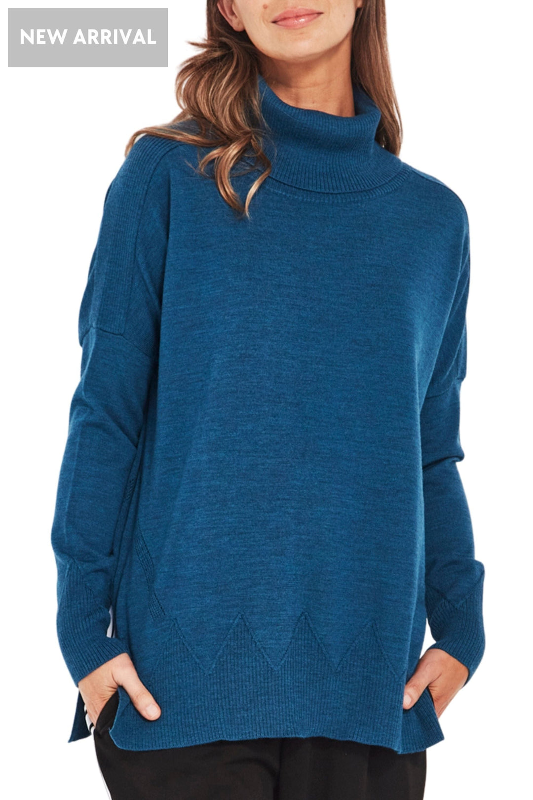 VERGE JUMPER XS / KINGFISHER GABY SWEATER - 1071SF