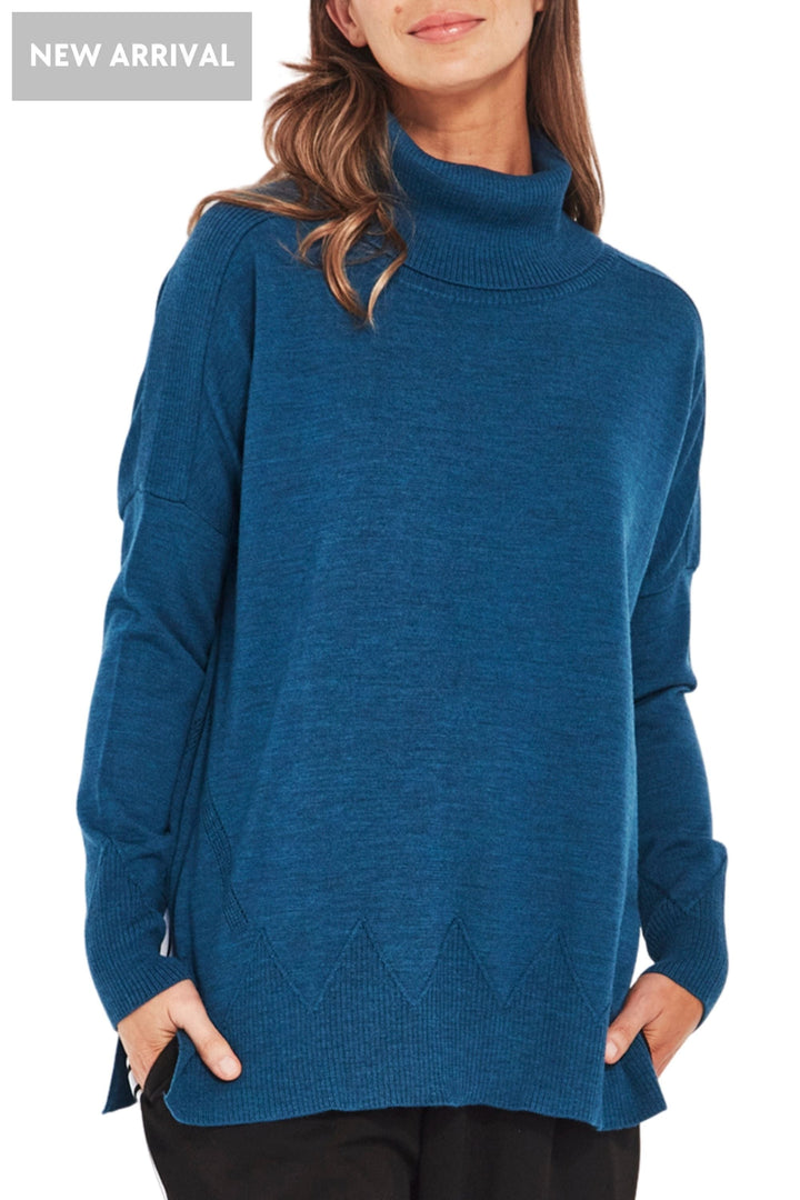 VERGE JUMPER XS / KINGFISHER GABY SWEATER - 1071SF