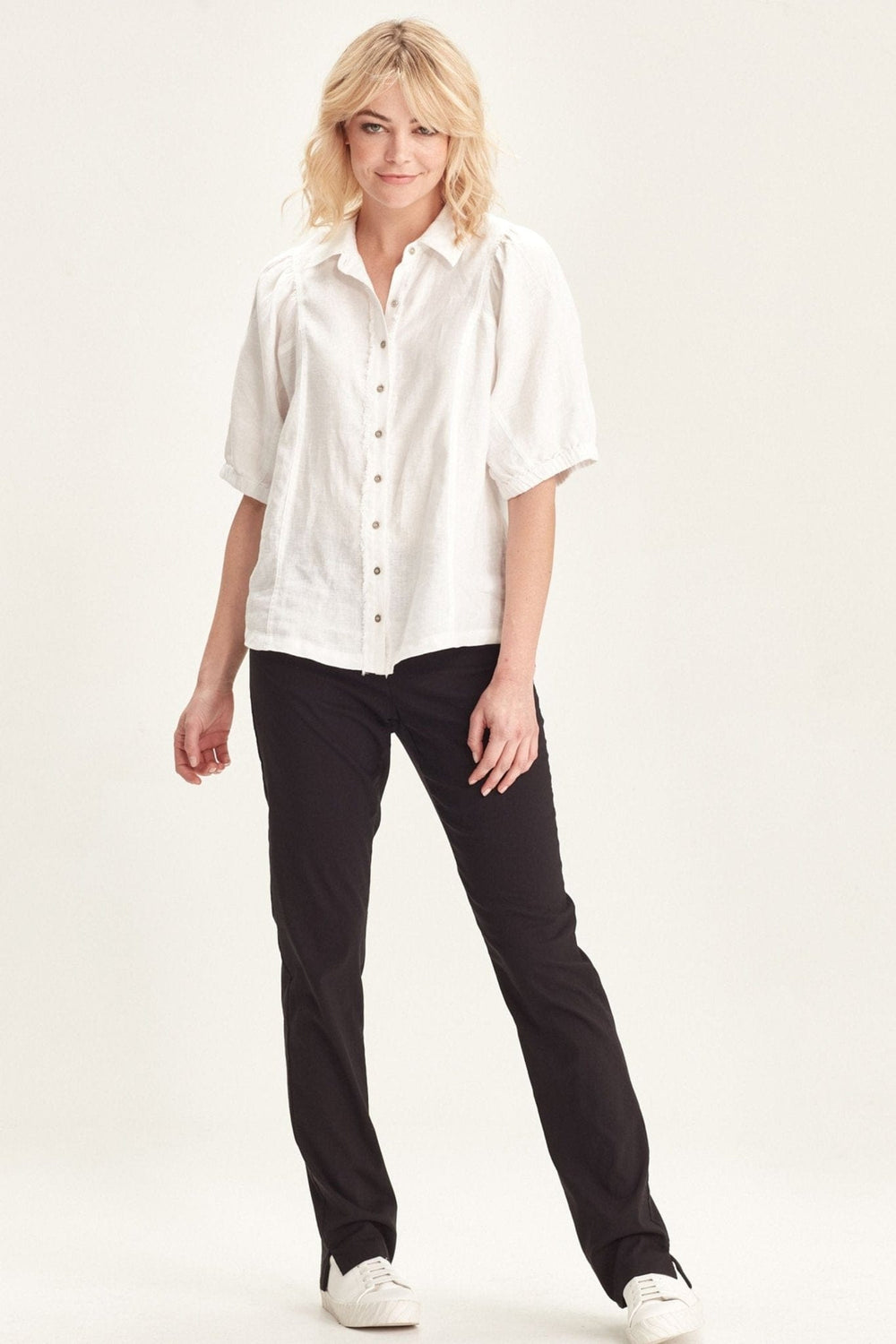 VERGE PANTS 6 / BLACK ACROBAT SLIM PANT - 7746LW