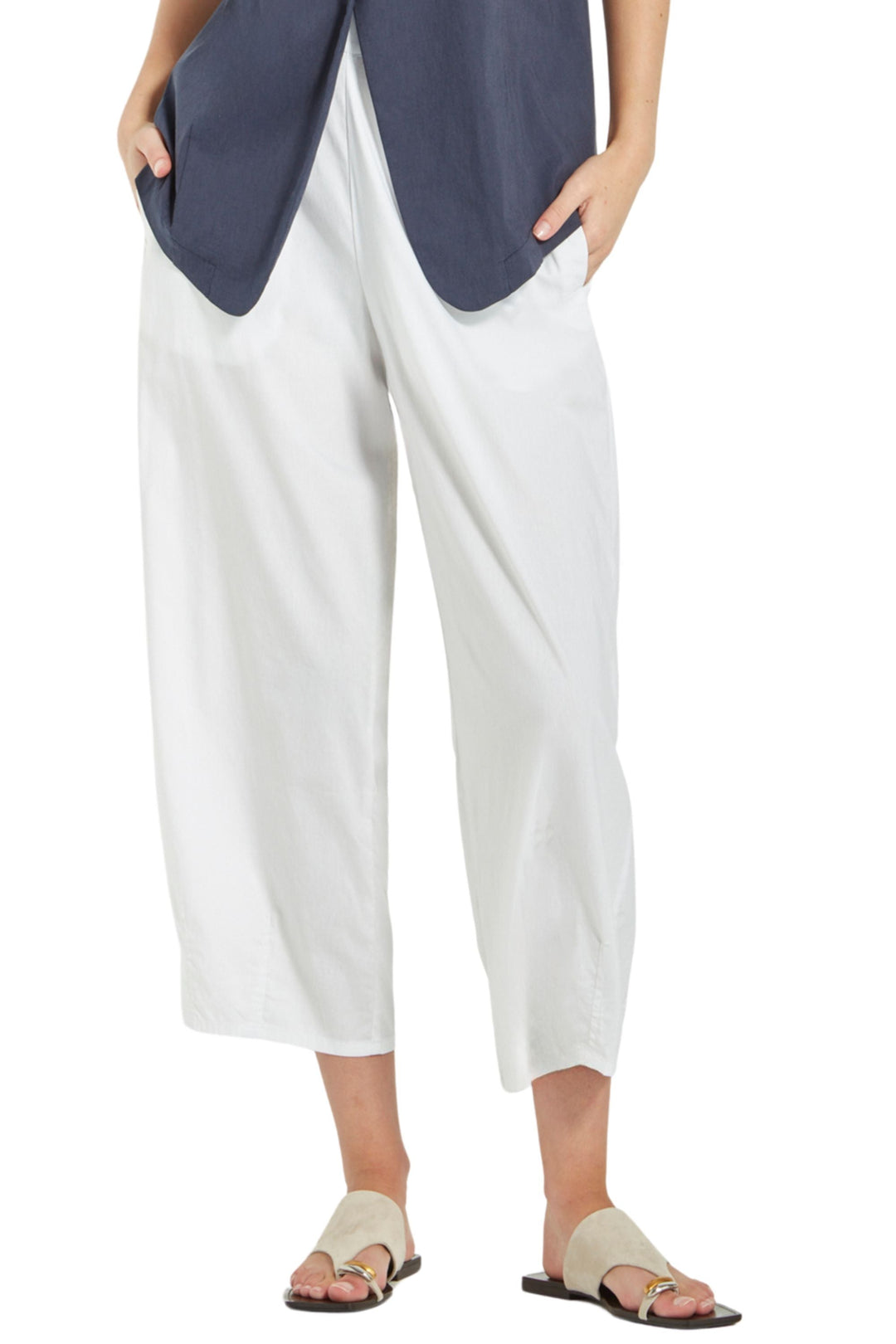 VERGE PANTS 8 / WHITE ACROBAT COVE PANT - 9903LW