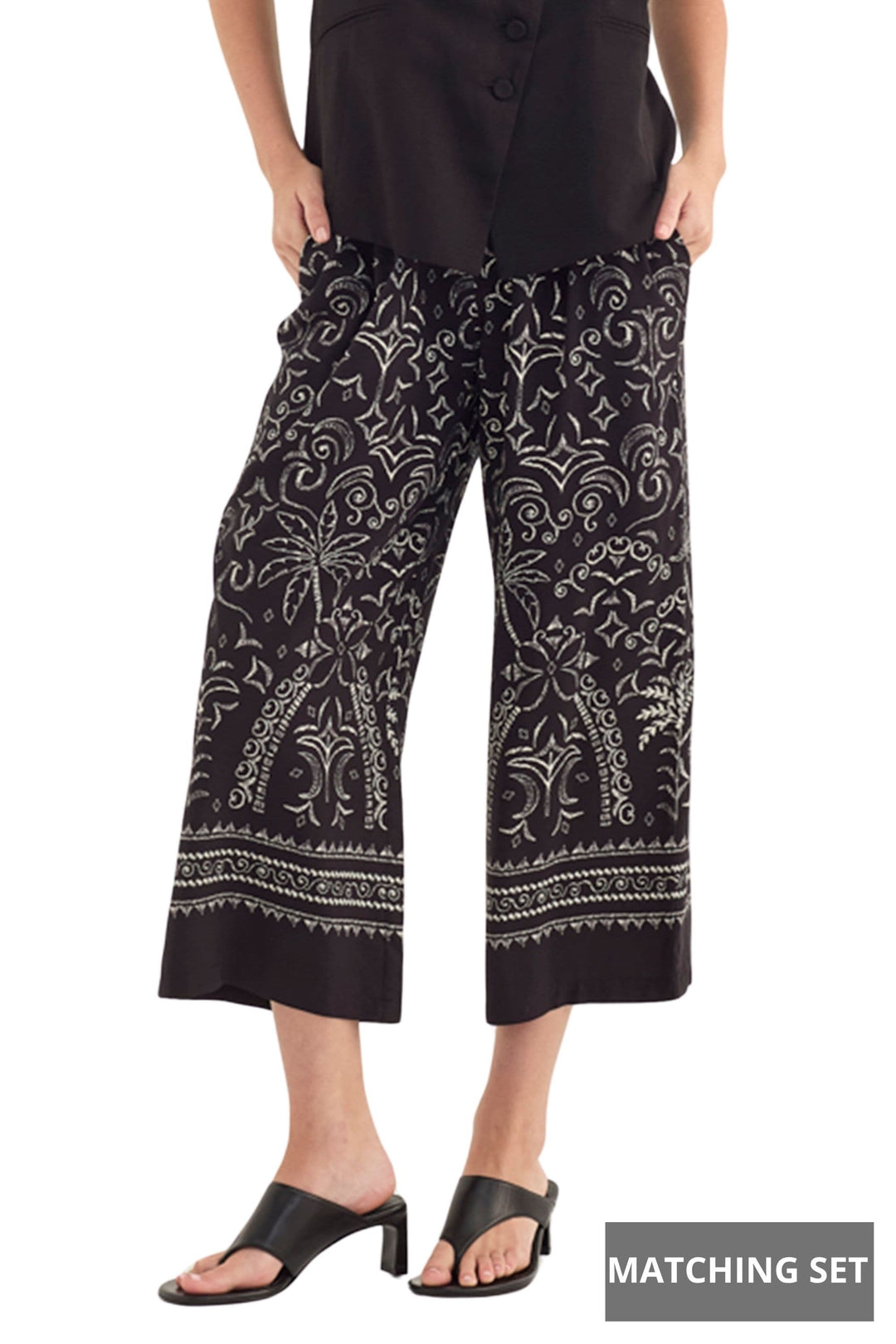VERGE PANTS PRINT / 8 OHARA PANT - 1273BR