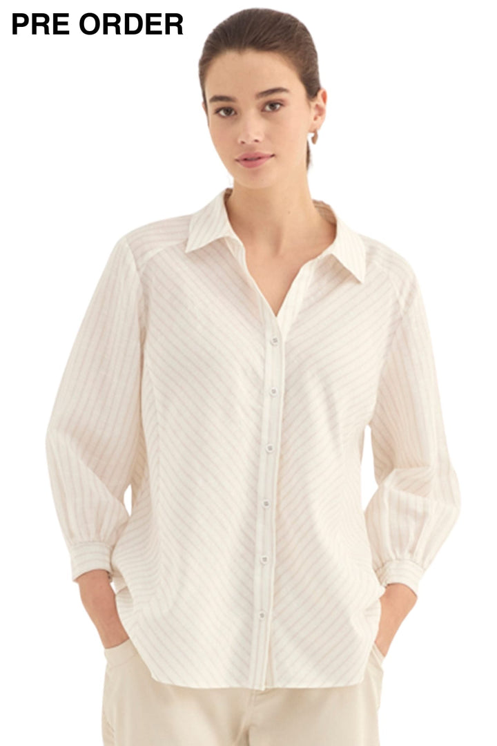 VERGE SHIRT CASHEW / XS MINERVA SHIRT - 1245NB