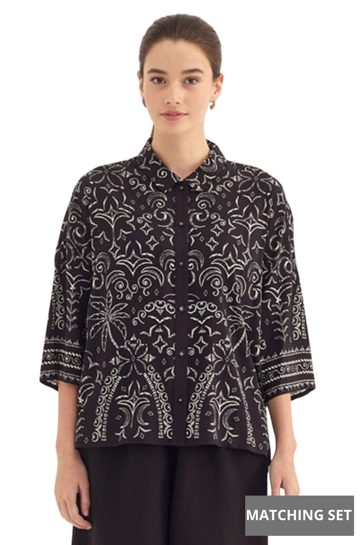 VERGE SHIRT PRINT / XS OHARA SHIRT - 1359BR