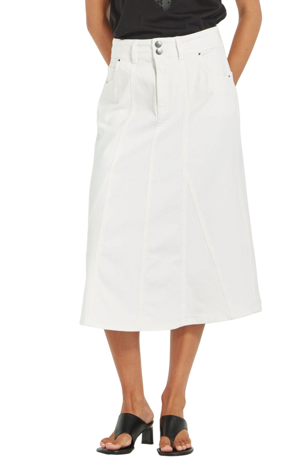 VERGE SKIRT 8 / WHITE GIGI SKIRT - 9740XBT