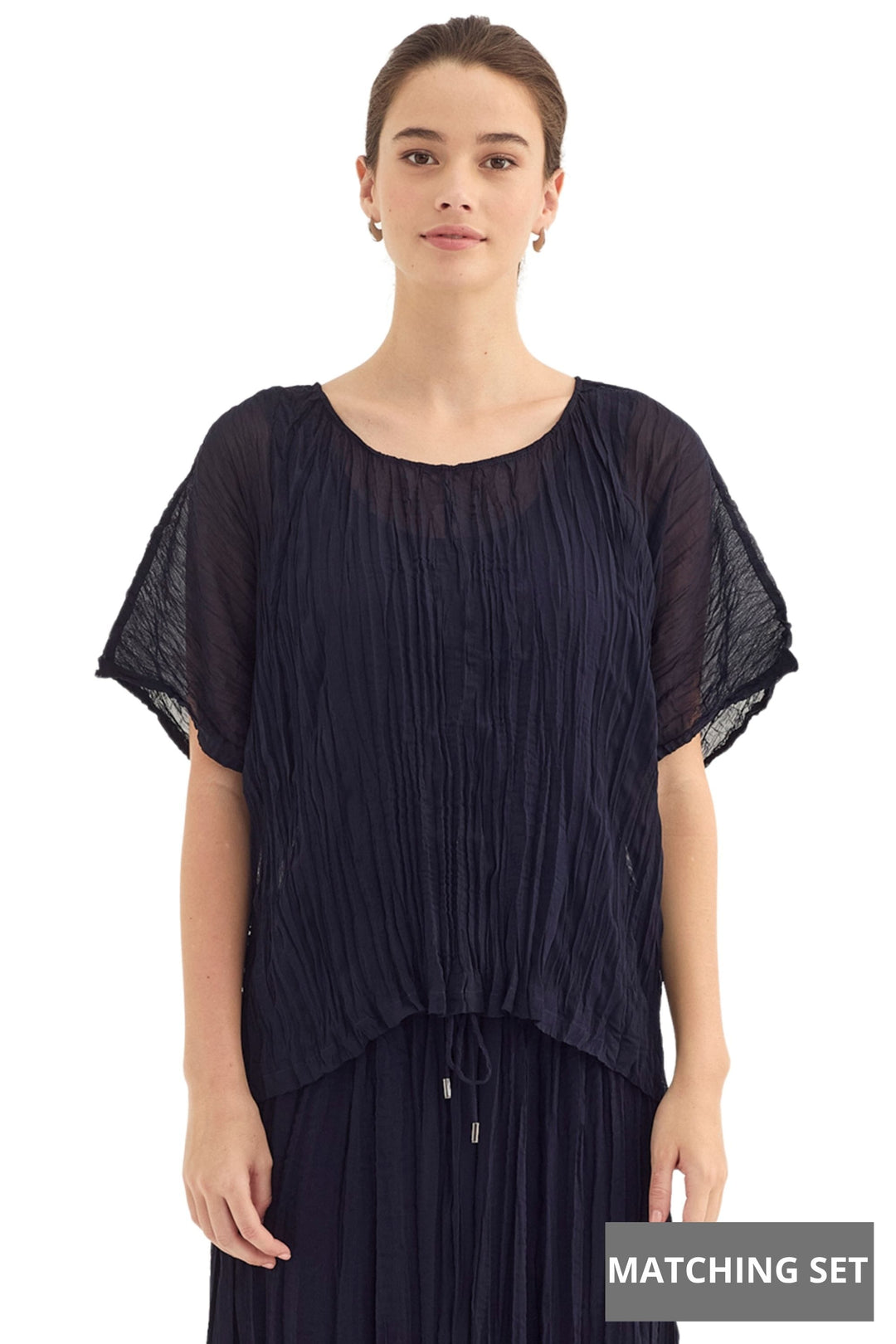 VERGE TOP INK / XS COURTNEY TOP - 1364BR