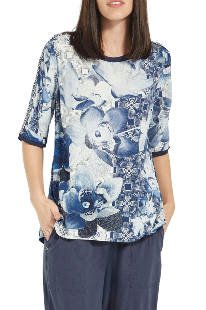 VERGE TOP XS / BLUE MACY TOP - 9747JX
