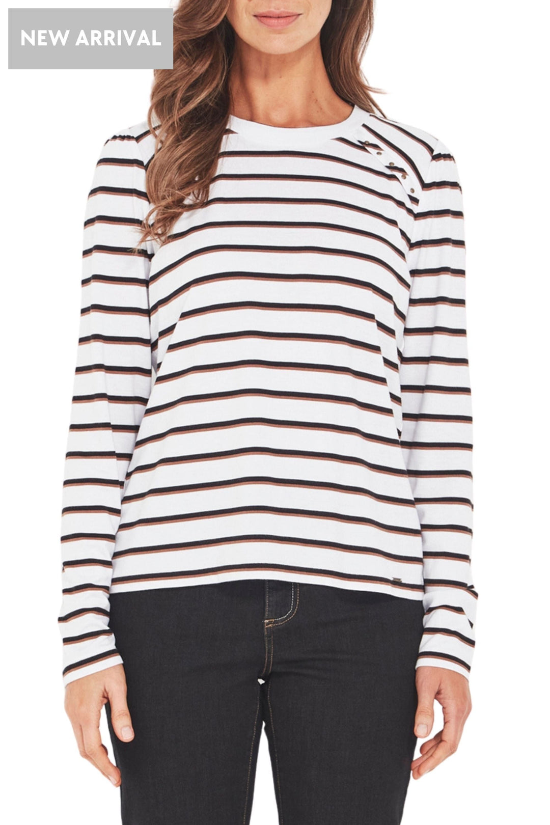 VERGE TOP XS / STRIPE SCATTER TOP - 1031SF