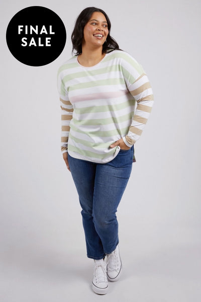 VISTA L/S TEE - 8138055 8 / MATCHA TOP