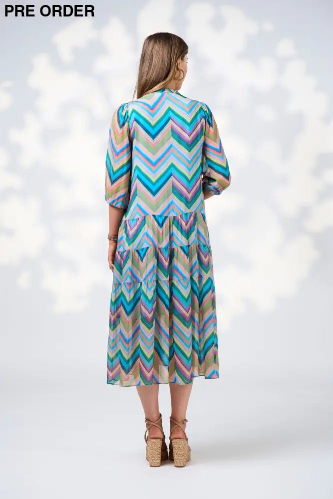 WANDERLUST MIDI DRESS LS3054W DRESS