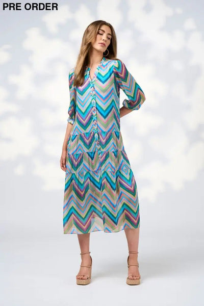 WANDERLUST MIDI DRESS LS3054W DRESS