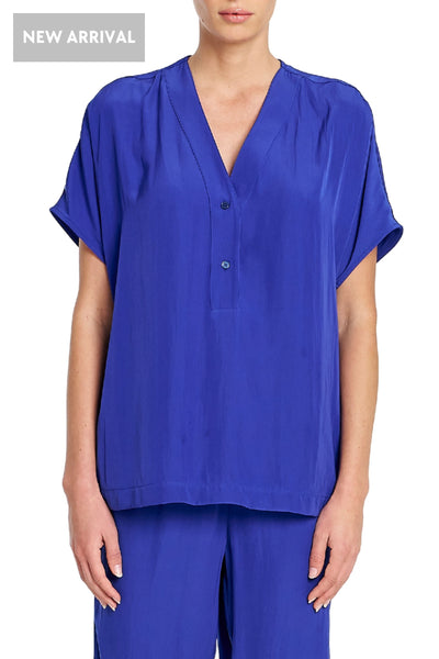 WEDGE TAB SHELL TOP - F678804 8 / COBALT TOP