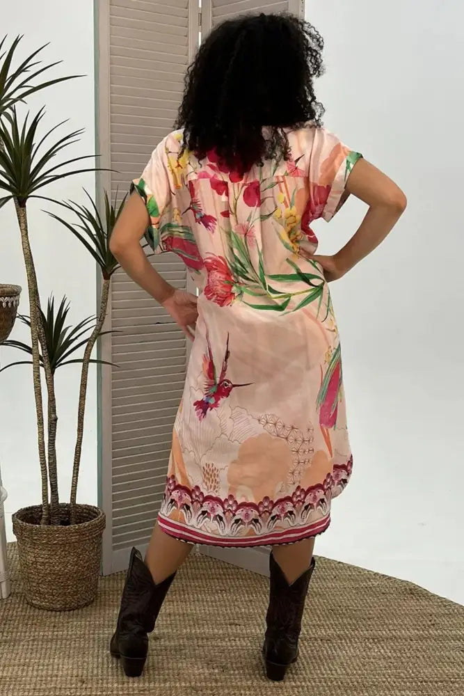 WILD WATTLE DRESDEN DRESS - LDR-1807-WWT DRESS